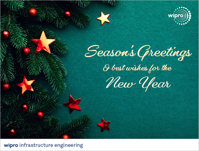 Wipro Infrastructure Engineering wishes you a Happy New Year!

#NewYear2022