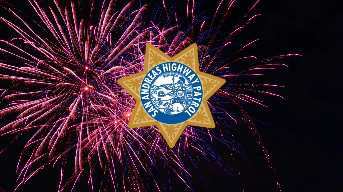 SAHP_Noodle's tweet photo. La San Andreas Highway Patrol, vous souhaite une Excellente Année 2022 ! 

Prudent sur la route au retour du réveillons ... 

[ #NewYear2022 #HighwayPatrol #Safety ] https://t.co/niD1OOzJXI