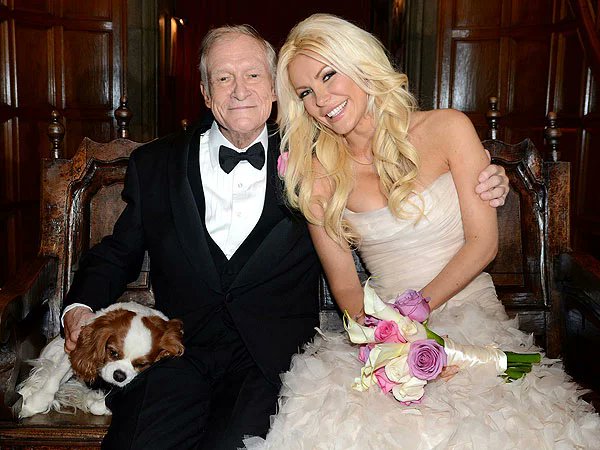 hughhefner's tweet photo. Hef and @CrystalHefner got married on New Years Eve 2013. 

Hope everyone is having a safe and healthy night! Happy New Years Eve! https://t.co/Rpe6Wp2aIk