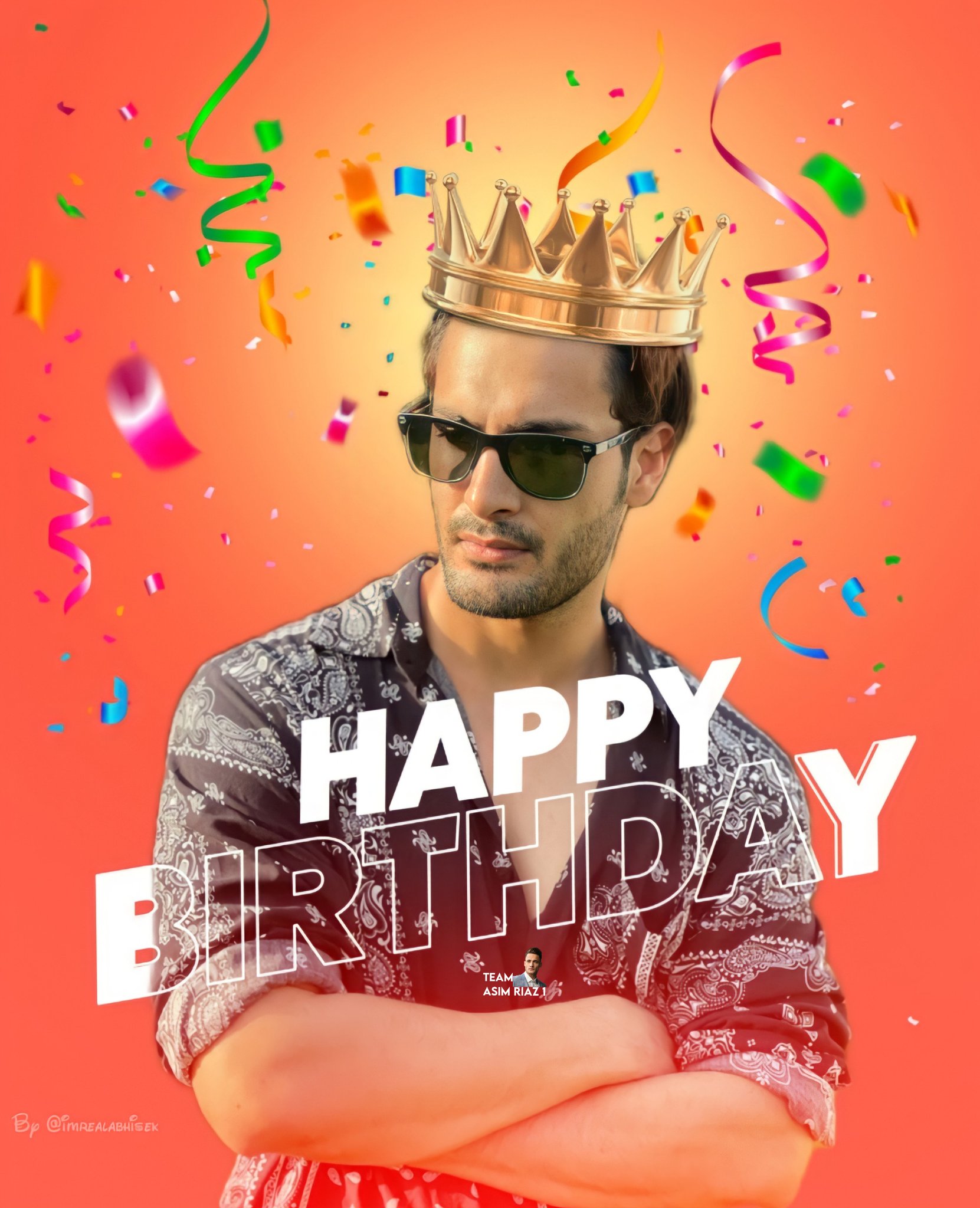 Team Asim Riaz Official Once Again Happy Birthday To The Most Handsome Charming Doctor Ever Realumarriaz Keep Supporting Umarriaz Guys Let S Bring Trophy Home This