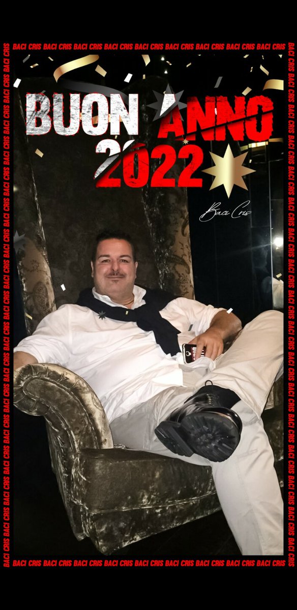 BaciCris's tweet photo. Buon Anno 2022 
Baci Cris https://t.co/3dK6wbEo2m