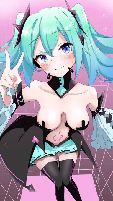 EZ式ミク  #初音ミクイラスト 