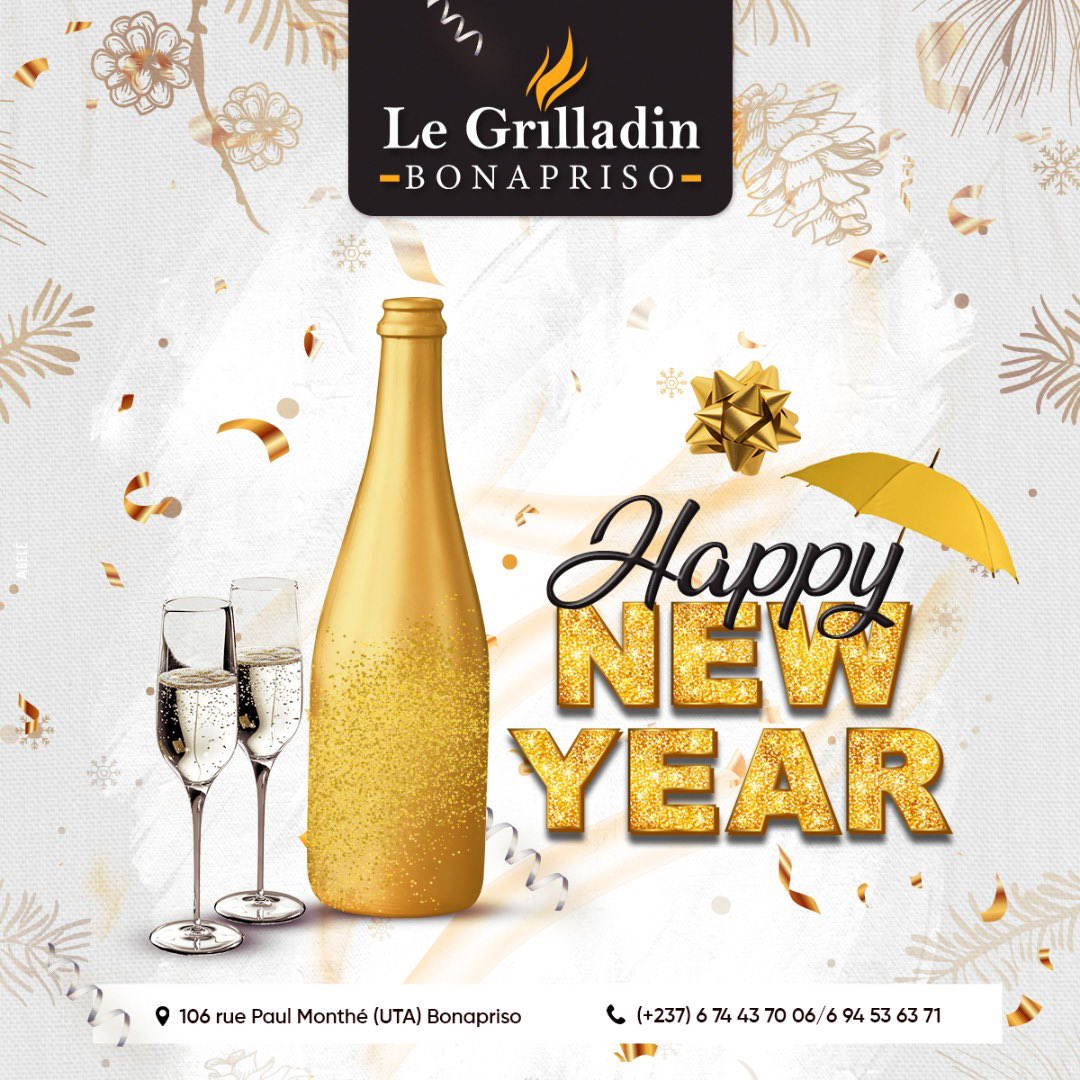 le_grilladin's tweet photo. #legrilladin 
Vous souhaitent
Une bonne et heureuse année 2022.
Que cette nouvelle année vous apporte, joie, santé et bonheur! https://t.co/3cp2ILoTMv