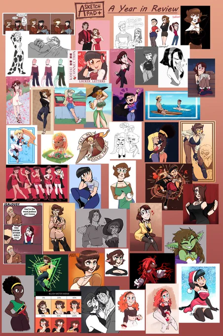 Its been a fun and active year (at least art-wise!)
I've had a blast drawing these lil nutters doing their thing, and I'm extremely thankful for all of you for following me and enjoying my works this last year. 
Hope you all have a great new year! ✌️ 