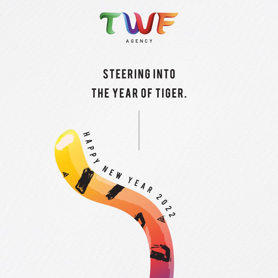 TWFAgency's tweet image. Happy New Year (of Tiger) 2022!