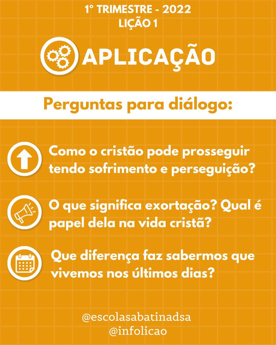🚨 Você é professor da #EscolaSabatina?  👩🏻‍🏫👨🏻‍🏫 ou você quer aprender mais sobre a lição?  🤩 Aqui compartilhamos 📲 o Resumo da 📚 Lição 1 - Trimestre 1 de 2022 #LESADV @escolasabatinadsa <a href="/infolicao/">infolição</a>