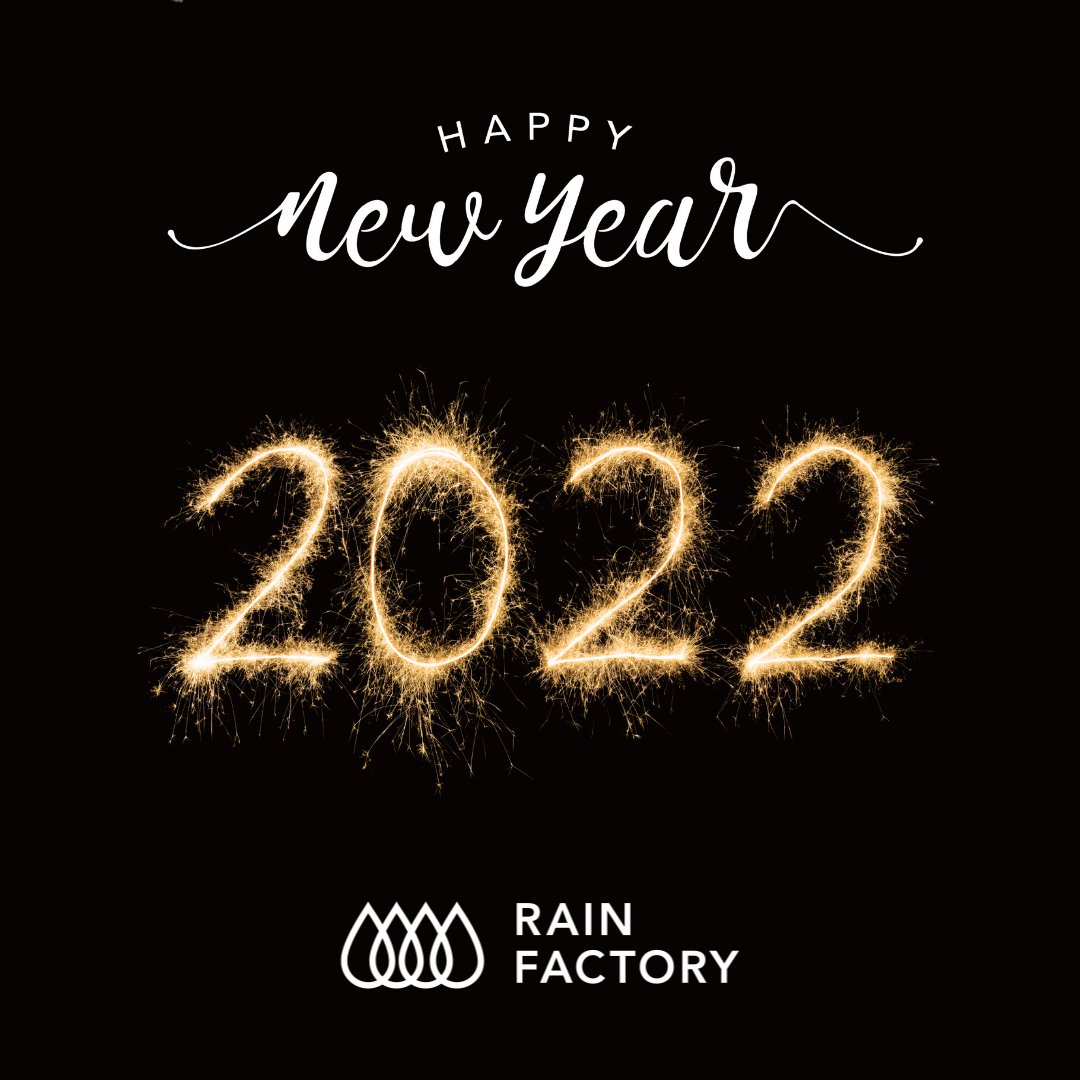 rainfactoryinc's tweet photo. Happy New Year from the Rainfactory Team! 🎉
May every day of 2022 be filled with happiness and prosperity for you!
#Rainfactory #NewYear #2022 https://t.co/LDoIk7QFjg
