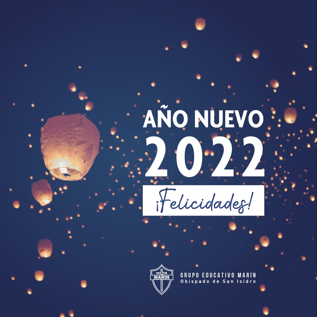 grupomarin's tweet photo. AÑO 2022: APRENDIENDO, CAMINAMOS JUNTOS

Que sea un año de confiar 
y de construir vínculos positivos,
porque caminamos juntos,
porque enseñamos y aprendemos juntos.

Les deseamos un año 2022 lleno de paz, esperanza, fuerza y alegría.

#feliz2022 #añonuevo #grupoeducativomarin https://t.co/OjT9hq6VDQ
