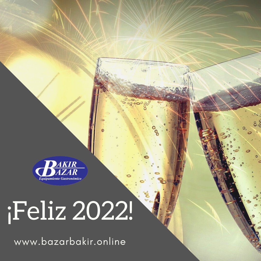 BAZARBAKIR's tweet photo. ¡Feliz Año Nuevo! Que tengan todos un nuevo ciclo lleno de dicha, salud y mucho amor.
Les desea el equipo de Bazar Bakir. https://t.co/5BsoSO1WPG