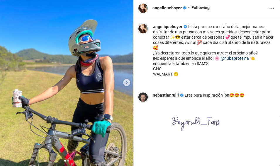 Boyerulli_Fans's tweet photo. A: ¡Nos encontramos! 👫 ✨✨🥰♥️ despiertas en mi el amor más placentero✨ Te amo Sebastian S: Por más amor del Bueno… del único… del real!! Te amo Angelique #Boyerrulli https://t.co/K0A5ppu6SX