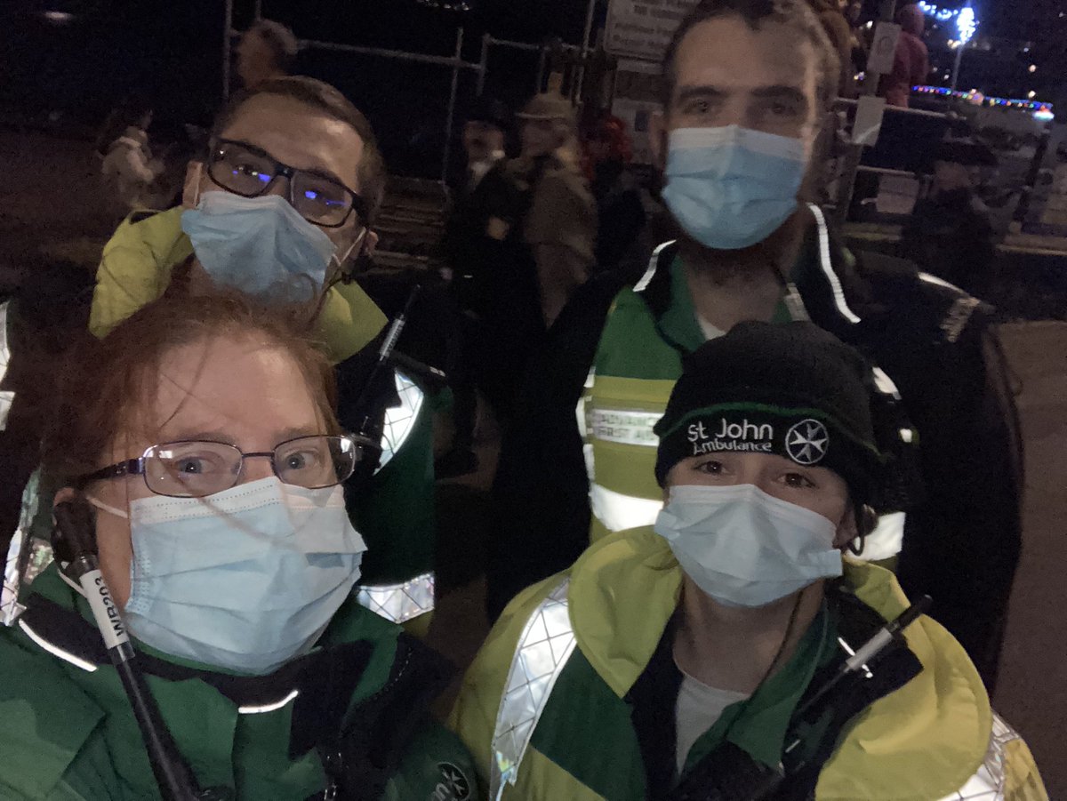 Happy New Years! 2022 is officially be here! Working at St Ives for St John with a great crew! #crazyhair #sja #mysjaday #westisbest