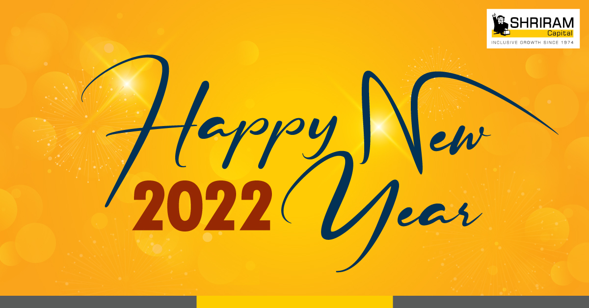 ShriramCapital's tweet photo. Let's bring in new goals, achievements, success, and prosperity this new year. Shriram Capital wishes everyone a Happy New Year 2022.

#newyear2022 #happynewyear2022 #newbeginnings2022 https://t.co/Y2q0YEv7Wm