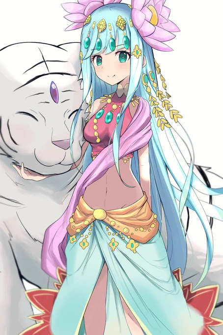 寅といえばパールヴァティーちゃん!!

#パズドラ
#パズドライラスト 
