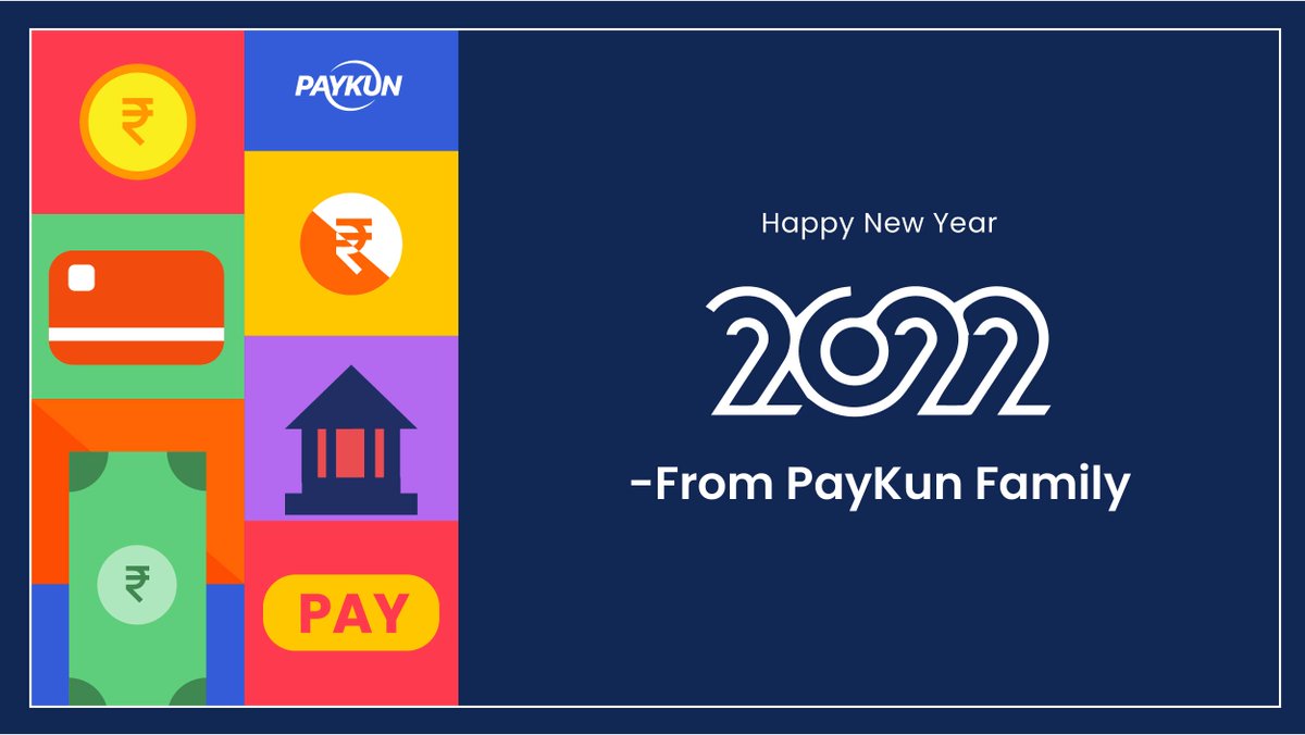 Looking forward to this #NewYear2022 🎉🎄🎁

#PayKun is going to launch your most demanded Payment Products…Stay tuned…

In the meantime, may this #newyear bring growth and lots of #payments for you and your business…

#PaymentGateway #PaymentProcessing #HappyNewYear #Fintech