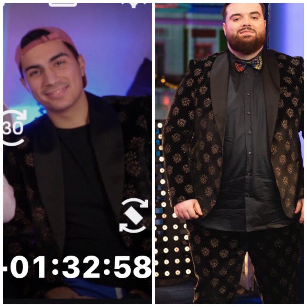 Parece ser que los compañeros de <a href="/IbaiLlanos/">Ibai</a> estrenaron le robaron el traje de las campanadas. 
#2022NewYear #campanadasibai