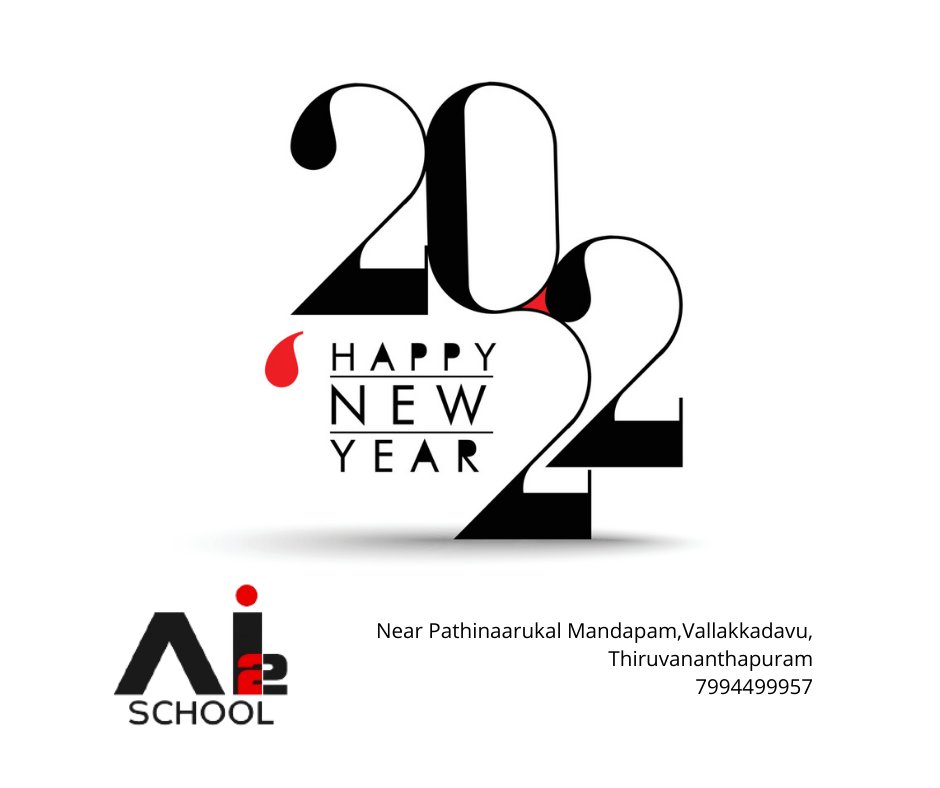 AiEdumenti's tweet photo. പുത്തൻ ഉണർവ്വോടെ പ്രതീക്ഷകളോടെ 2022-നെ വരവേൽക്കാം... ഏവർക്കും സന്തോഷവും സമാധാനവും സമ്പൽ സമൃദ്ധിയും നിറഞ്ഞ ഒരു പുതുവർഷം ആശംസിക്കുന്നു!!!❤❤❤ https://t.co/TK8YZdmWLI
