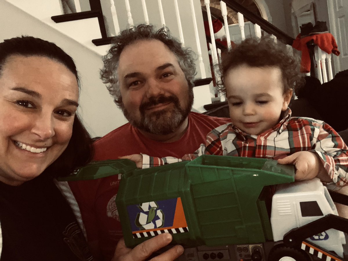 EmilyMatesic's tweet photo. Taking out the 2021 trash with @arockman53 and #LittleAdam! Looking forward to 2022! #NewYearsEve https://t.co/kbvjcFDJKX