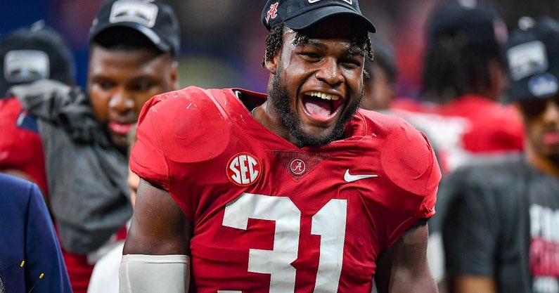 Will Anderson had more tackles than Jordan Davis and Aidan Hutchinson combined tonight.
#RollTide