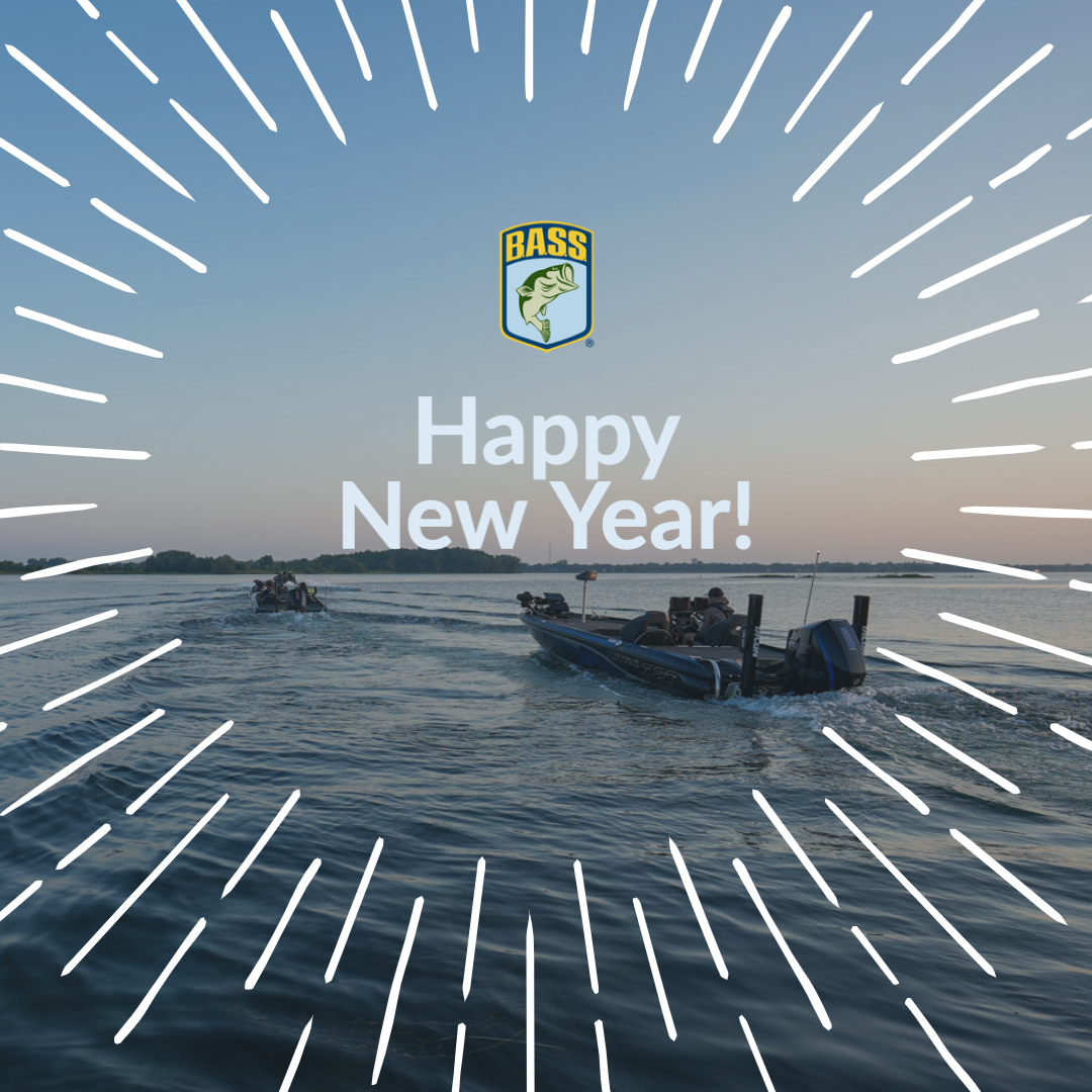 bassmaster's tweet photo. Happy New Year! What are your 2022 fishing goals/resolutions? #Bassmaster #BassFishing #NewYearsResolutions https://t.co/hvsBmPEnnp