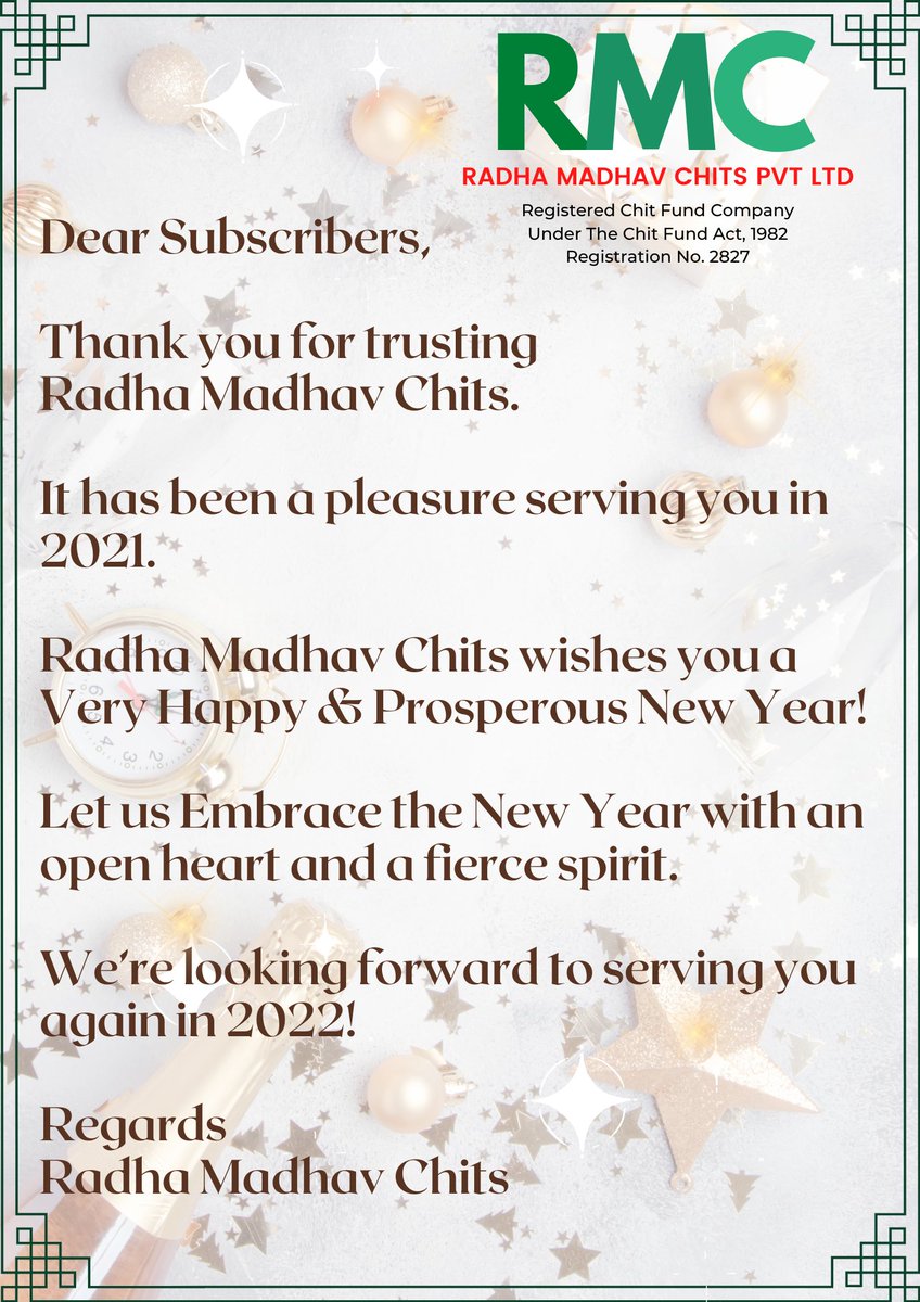 RADHA MADHAV CHITS tweet media