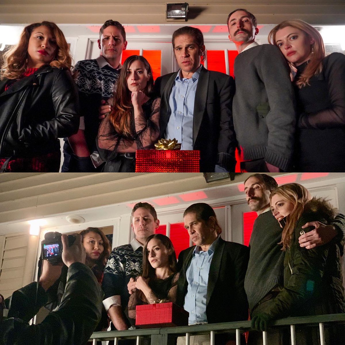 Last New Year’s just before midnight, the #behindthescenes crew captured the very first cast reveal photos for the partygoers of Pine Falls (Kamarra Cole, Damian Maffei, Kate Kiddo, Jonathan Tiersten, LC Holt, Hannah Fierman). Tonight, we see them in action with the 1st trailer!