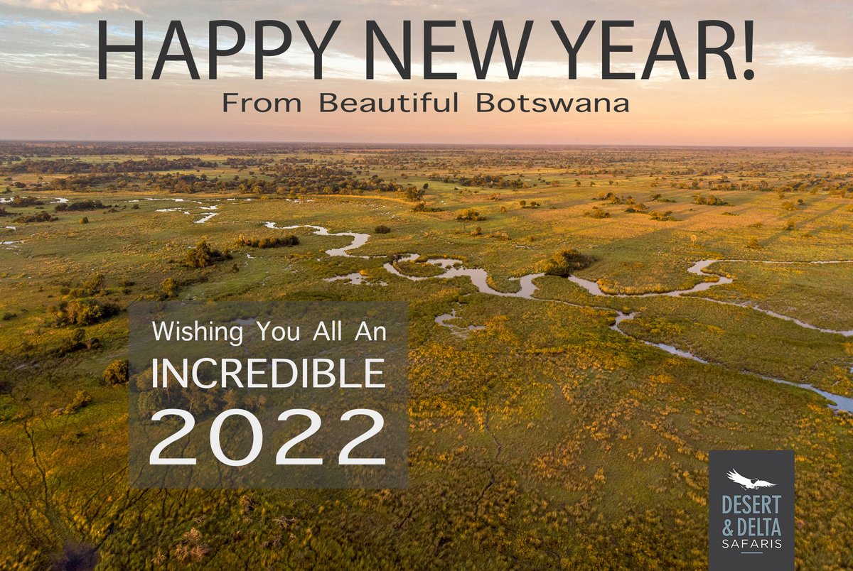 #HappyNewYear and all the best for an exciting 2022 filled with many happy #TravelMoments! Is this the year you experience the beauty of #Botswana? We are ready to welcome you.