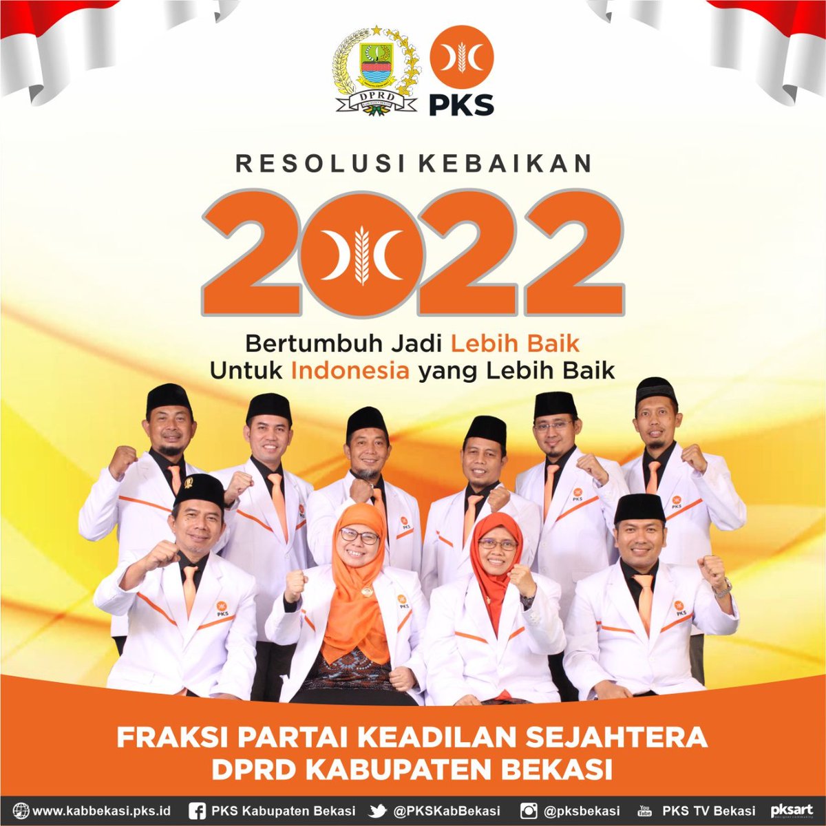 Bismillaah, resolusi kami di tahun 2022 ini, Bertumbuh menjadi lebih baik untuk Indonesia yang lebih baik!