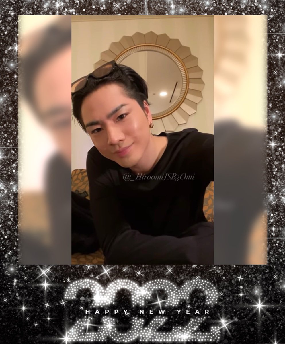 _HiroomiJSB3Omi's tweet photo. HAPPY NEW YEAR 2022 TO EVERYONE 🎉 https://t.co/yy2eZA1r0x