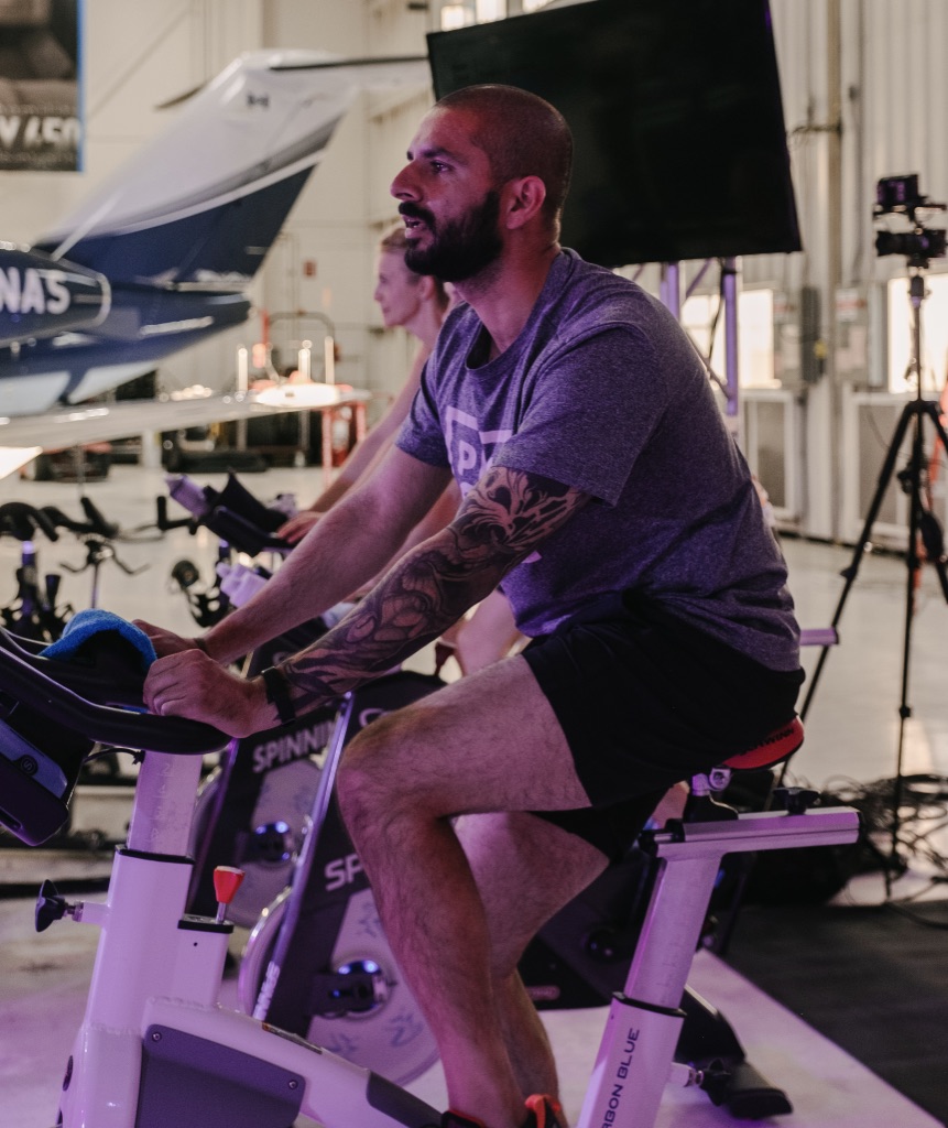 spinforlifeca's tweet photo. Shout out to Hafiz, who was always encouraging more people to get out and Spin For Life! Considering he is the founder of the @playcityapp, which enables people to stay active, meet friends, and build community! Thank you for being a part of our Spin For Life Team! https://t.co/fhFtH5JSxB