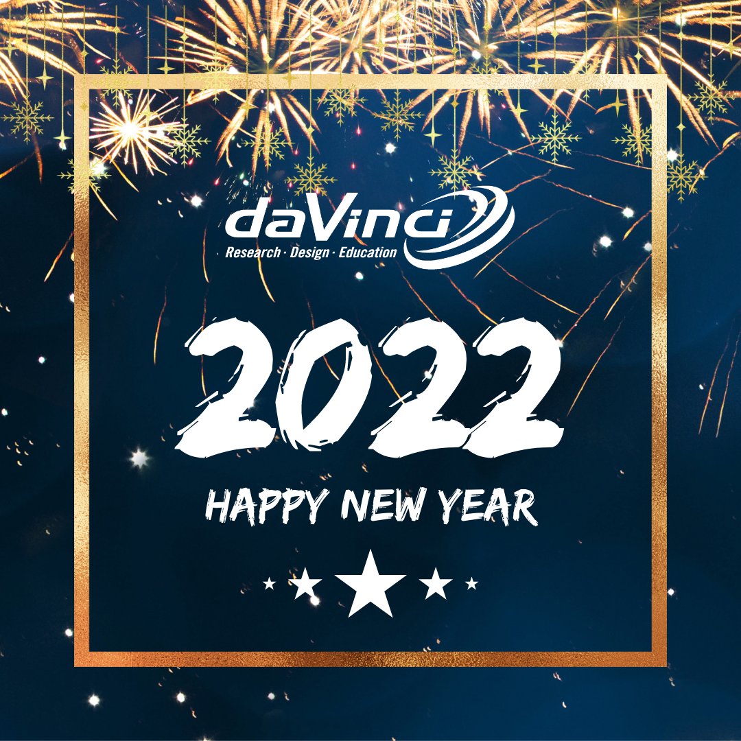 davinci_za's tweet photo. We wish you a Happy and Remarkable New Year!
May it be filled with all the #Remarkability you desire, and we look forward to continuing our journey of knowledge, discovery and probing problems with each of you in 2022.
#BeingRemarkable #WeAreDavincians #HappyNewYear https://t.co/LyGOgCdyYN