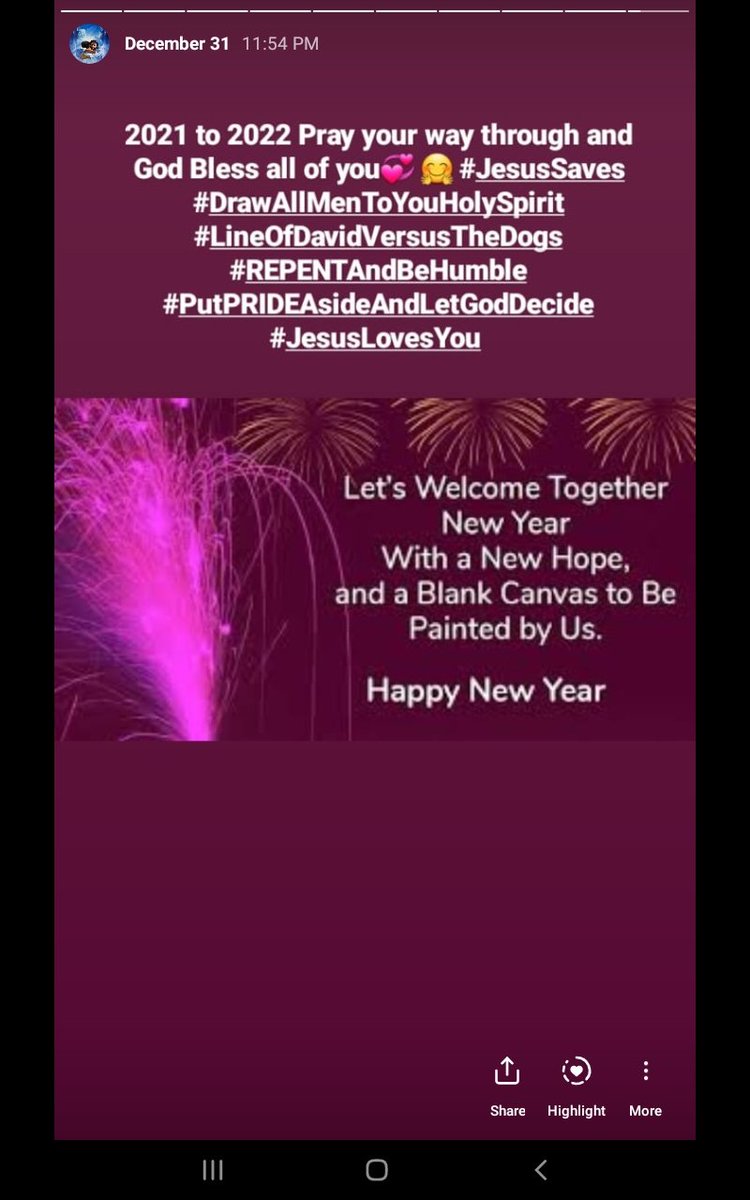 firstseekHim's tweet photo. 2021 to 2022 Pray your way through and God Bless all of you💞 🤗 #JesusSaves #DrawAllMenToYouHolySpirit #LineOfDavidVersusTheDogs #REPENTAndBeHumble #PutPRIDEAsideAndLetGodDecide https://t.co/R3XaRehZPc