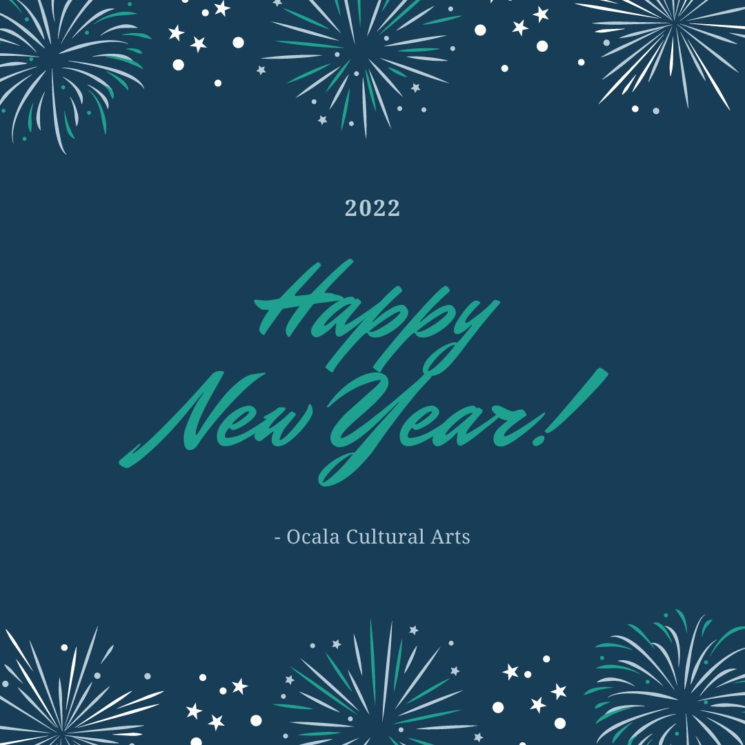 ArtsOcala's tweet photo. From Ocala Cultural Arts to you, happy new year! 🎆 https://t.co/KMGaeIq8iL