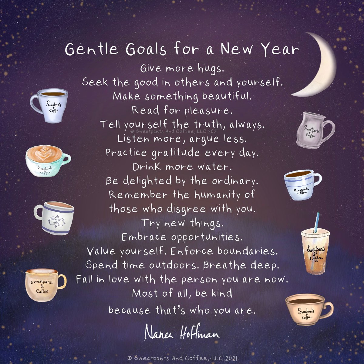 gentle goals for a new year ❤️ ~ nanea @naneahoffman #newyear