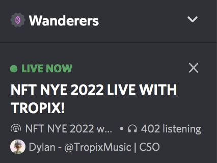 TropixOfficial's tweet photo. HAPPY NEW YEARS EVERYONE 🎉🎉🎉
JOIN THE CELEBRATION
It means the world 400+ spent new years partying with me live! https://t.co/8rGX1nTcMW