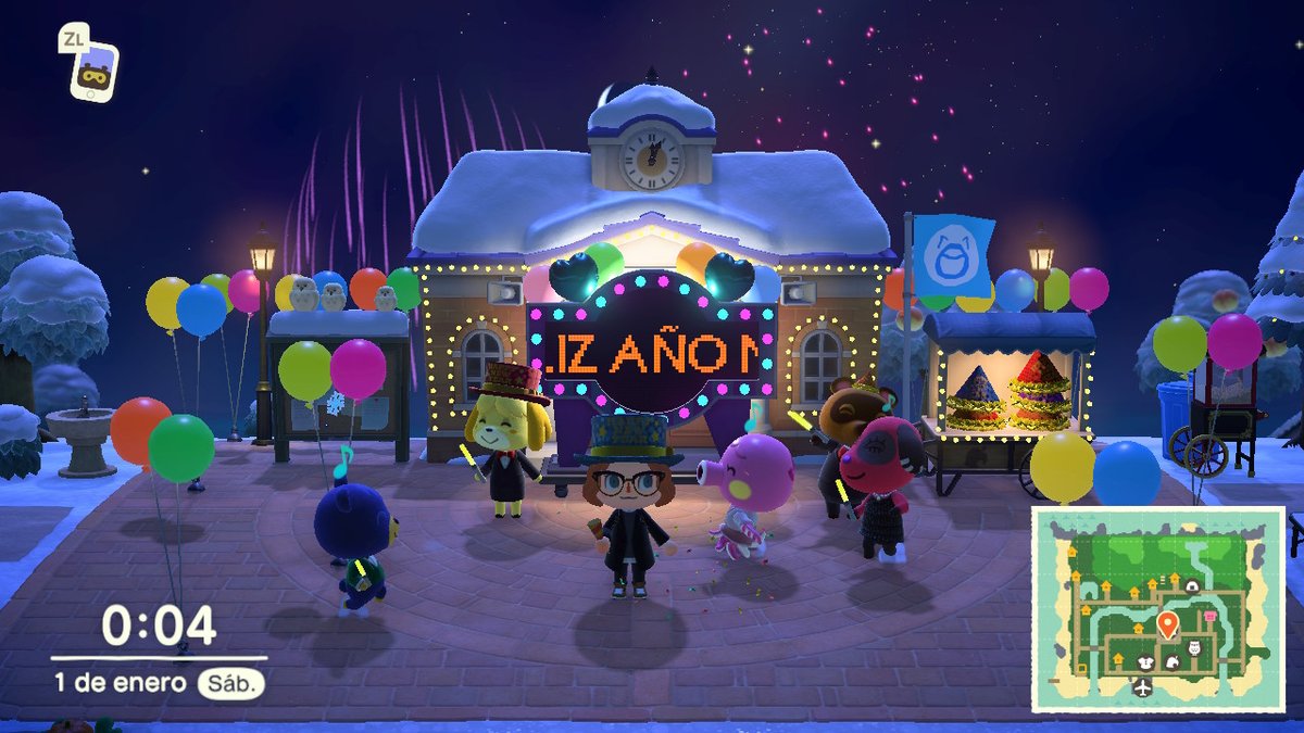MeiWix78's tweet photo. Feliz año ^^ #AnimalCrossing #ACNH #NintendoSwitch https://t.co/tAsFGRNEQK