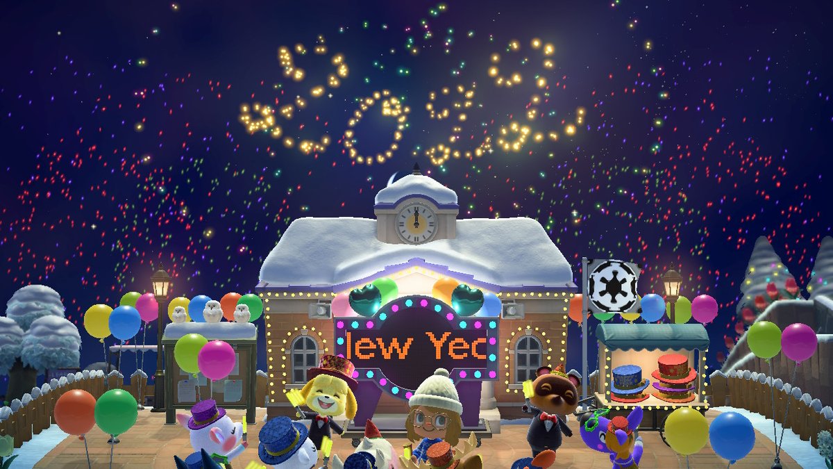 haleykline0504's tweet photo. Happy New Year! #AnimalCrossing #NintendoSwitch https://t.co/28oaLi1Bc3