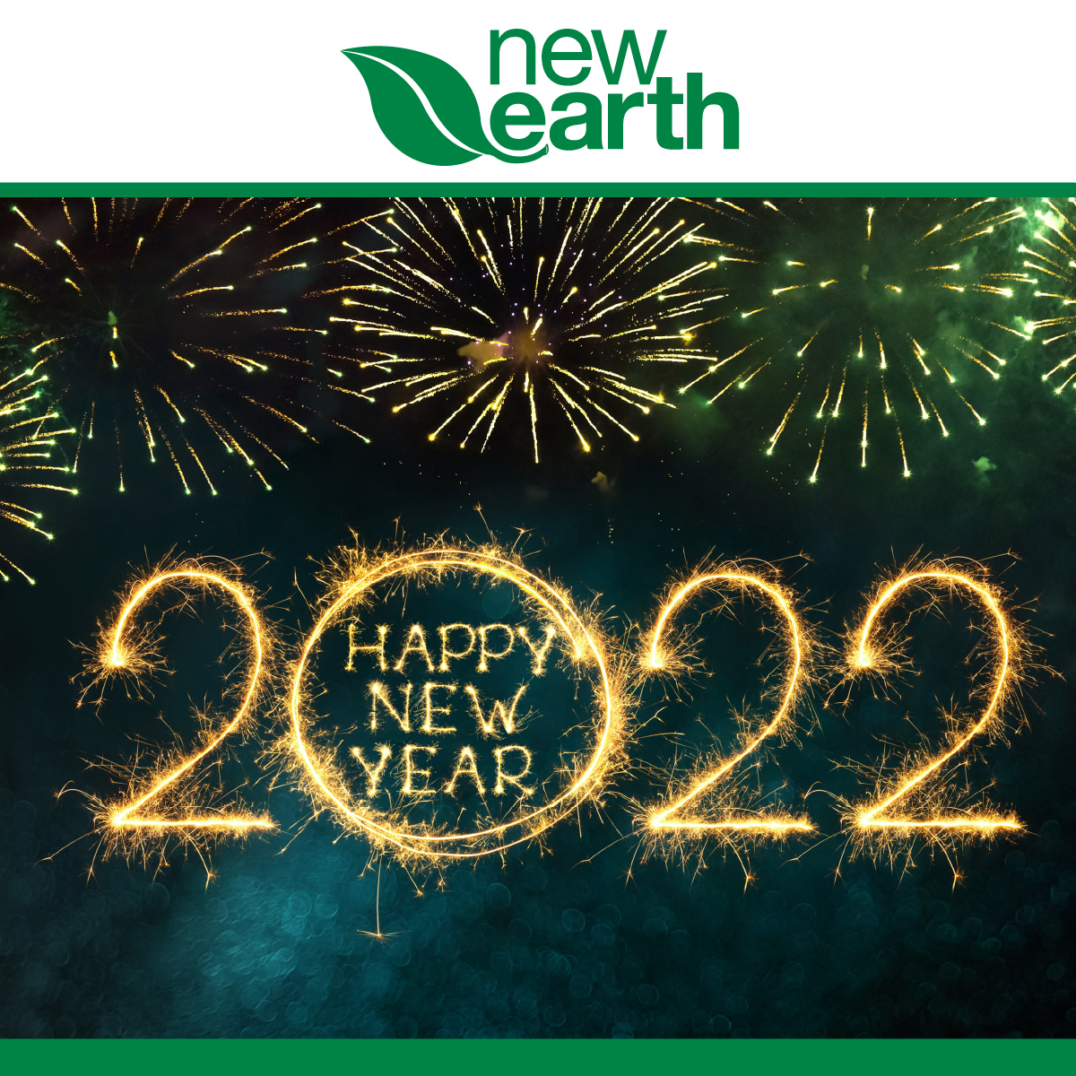 Happy New Year, to all our New Earth customers, team members, vendors, and families!

#HappyNewYear #Happy2022