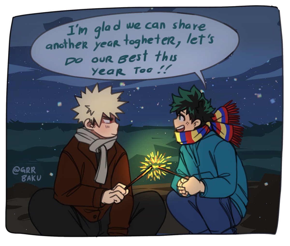 Haha happy new year! And my best wishes to you all! 💥🎉🎊

BkDk having their ways to communicate I guess hahah 
This will have a part 2 >_< 