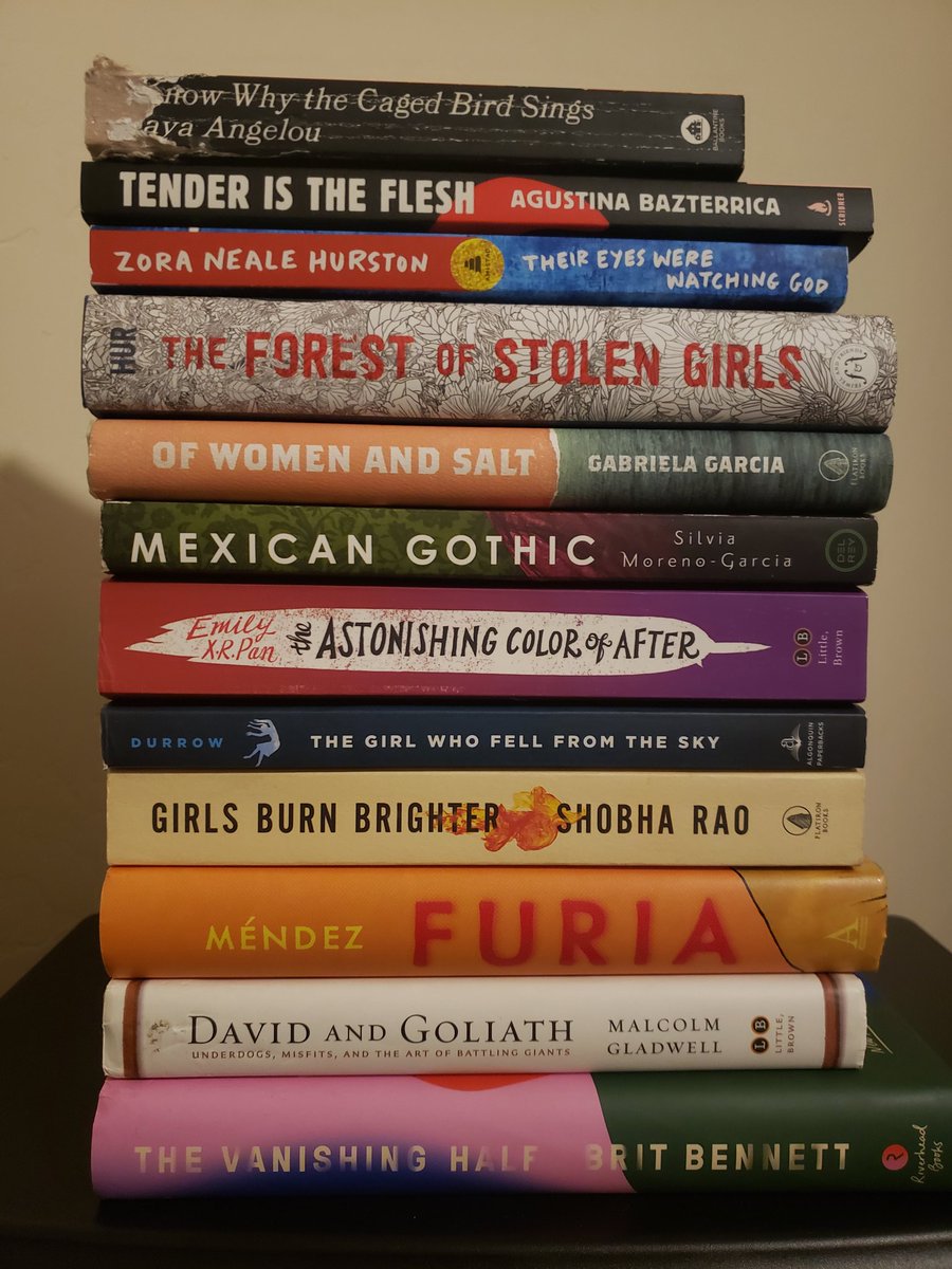 I completed my 2021 New Year's resolution: read 12 books ✔ 📚 #ReadAllTheBooks #POCCharacters #POCAuthors  #DiverseBooks #LatinxBooks #LatinxLit #BooksToRead