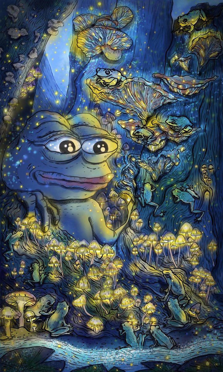 Aungsuma_KJ's tweet photo. Check out this artwork by @Aungsuma_KJ on @withFND! 🌐
Pepe's bedtime story has begun!
Hope you like it
https://t.co/EaDd4SoveH 
#pepethefrog  #PepeFam #NFTdrop https://t.co/BZjWgcdJtH
