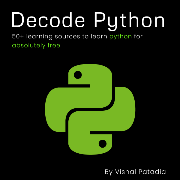 imvishp's tweet image. 🚨LAUNCH🚨
The Book you all have been waiting for is now live 🥳🙌
50+ different resources for python lovers:
👉 Blog, E-books, Reddit Communities and more...
👉 Completely FREE!!
Comment 👋 down & i'll DM you the link
Make sure you follow me, so i can send you the link