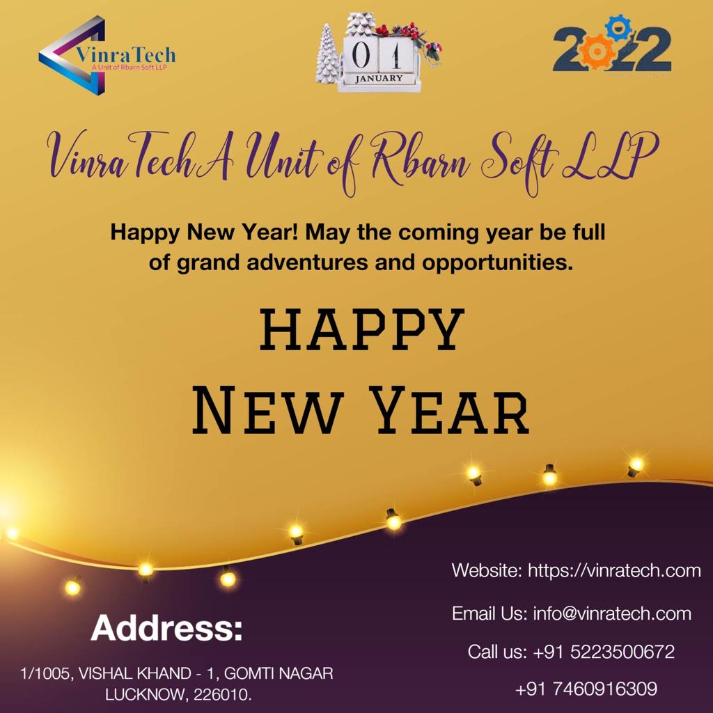 VinraTech's tweet image. May the New Year bless you with health, prosperity, and happiness.
#happynewyear2022 #happynewyear #vinratech