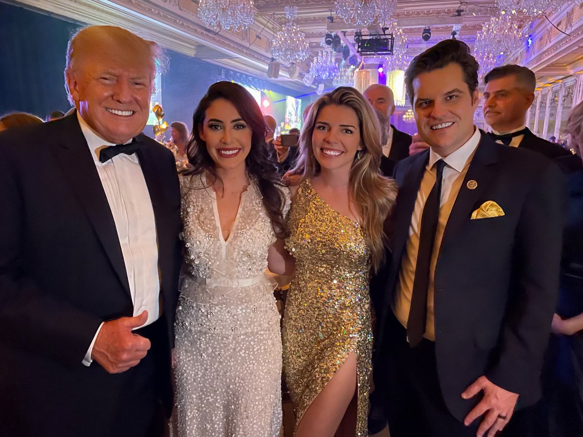 mattgaetz's tweet photo. Happy New Year from Mar-A-Lago! https://t.co/7WtzcEHorj