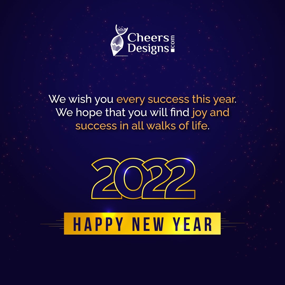 CheersDesigns's tweet photo. Happy New Year 2022!

#HappyNewYear  #newyear2022 #enjoy  #success  #webdevelopment #responsivewebdesign 
#socialmedia #digitalmarketing #graphicdesign #graphicdesigner #ecommerce #cheersdesigns https://t.co/vt7xzL72ac