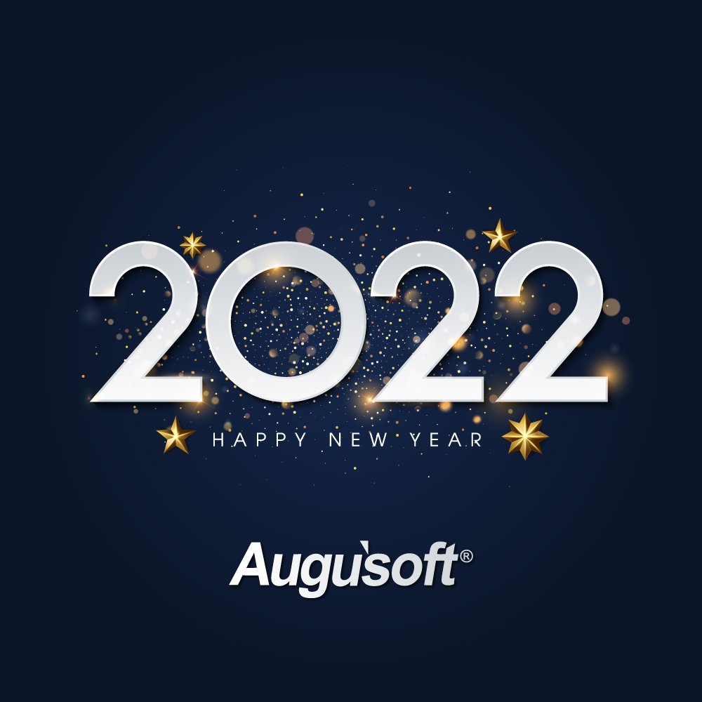 Cheers to a new year from Augusoft! We're excited to see what 2022 will bring for our customers, employees and partners.