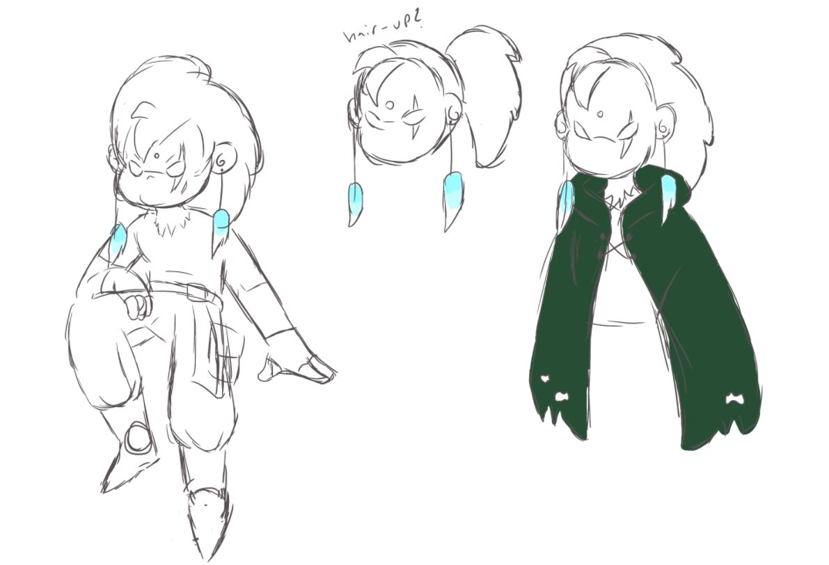 SuperSpaceFruit's tweet image. I've already shared my bf design so I thought I would show off some concepts for my Pico and Gf designs. Pico still need a name but I can work on that later lol #fnf #fridaynightfunkin #SkyChildrenOfTheLight