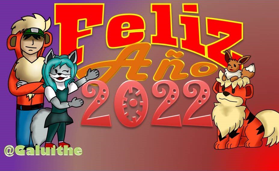 Galuithe's tweet photo. Feliz año nuevo!!! 🎉🎊

Espero lograr hacer nuevos proyectos este año.

#HAPPYNEWYEAR2022 #furryfandom #Pokemon #FelizAñoNuevo https://t.co/DTXEmCpp1W