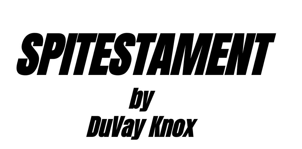 DuvayKnoxx's tweet photo. It is now 2022 IN THE YEAR OF OUR LORD THE WHITE MAN (IN THE UNITED STATES) &amp; in 15 days SPITESTAMENT will drop. Gone head n PRE-ORDER da joint dats A SATIRICAL/PARODY MANIFESTO based on da 60s/70s PROTEST butt frum a RENAISSANCE FRAME OF REFERENCE.
CASHAPP: $DuVayKnox https://t.co/2pb2wvw3Sy