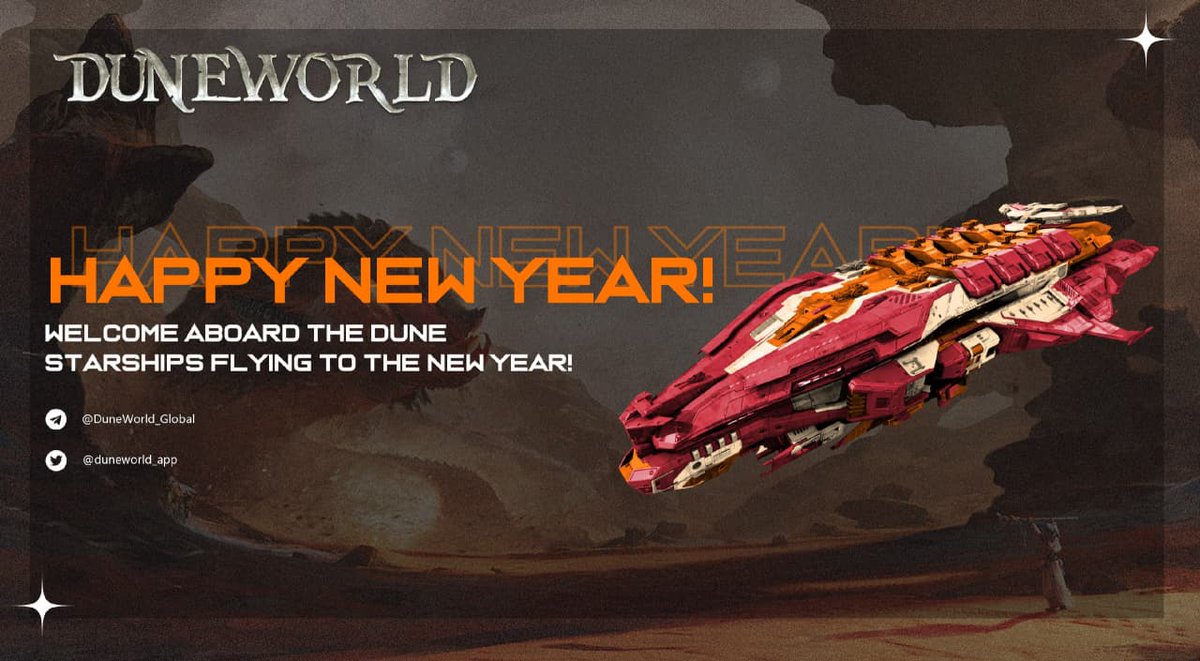 duneworld_app's tweet photo. Happy new year Dunemen!🎆 https://t.co/T9P9aomgL4