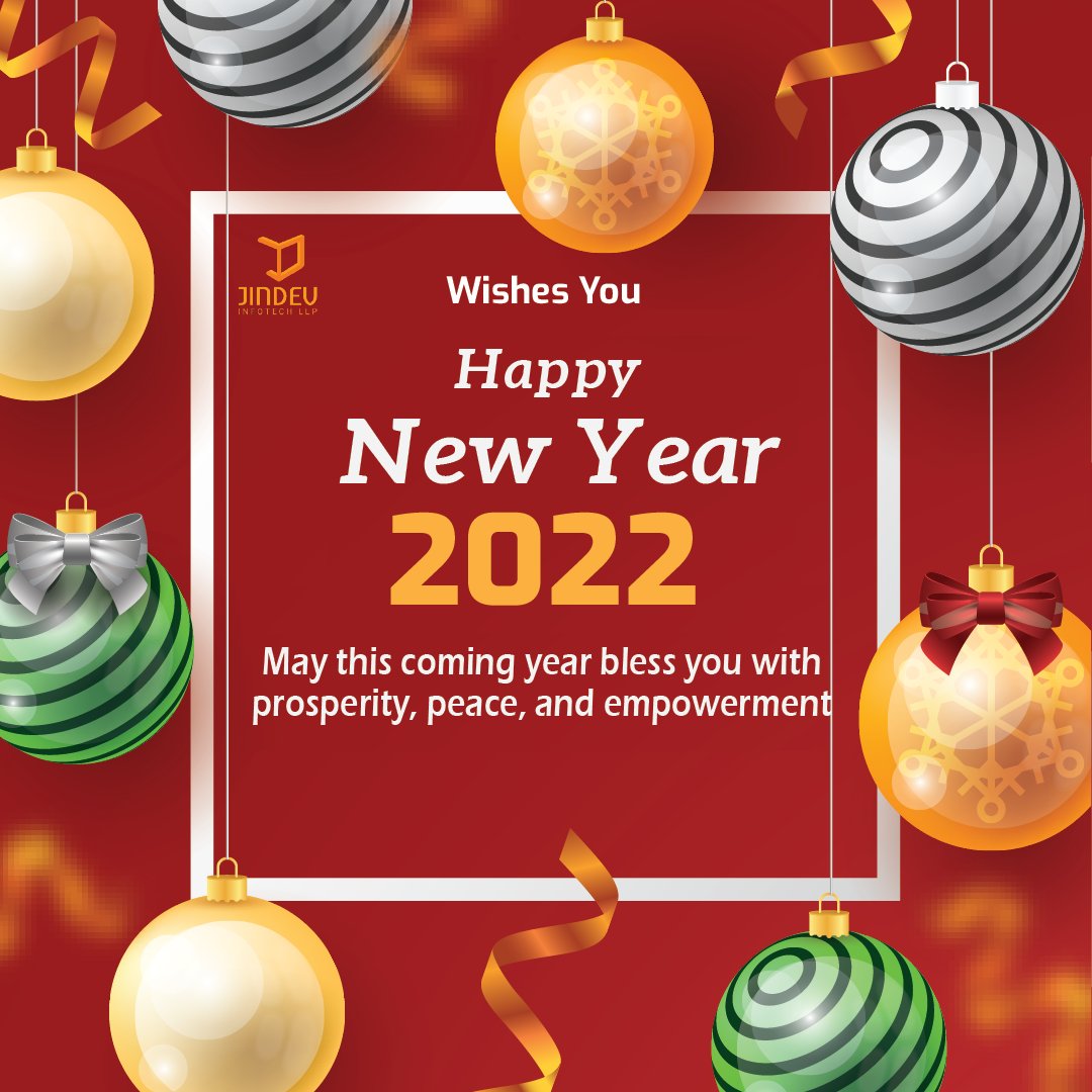 JindevInfotech's tweet photo. "Be at war with your vices, at peace with your neighbors, and let every new year make you a better man." —Benjamin Franklin Happy New Year from our team.

#newyear #newyear2022 #happynewyear #year #newyearwish #greetings #trending #viral #trend #new https://t.co/sxPOmlK0xt
